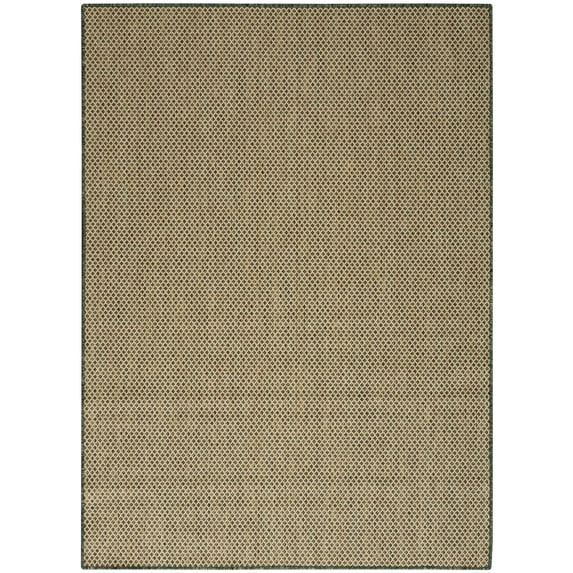 Nourison Courtyard 5' x 7' Green Modern Rug