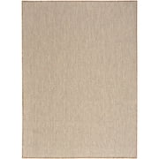 Nourison Courtyard Geometric 5' x 7' Jute Ivory Outdoor/Indoor Area Rug