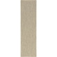 thumbnail image 1 of Nourison Courtyard 6' Runner Jute Ivory Fabric Area Rug, 1 of 7