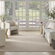 Nourison Courtyard 9' x 12' Jute Ivory Modern Rug