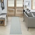 thumbnail image 1 of Nourison Courtyard Indoor/Outdoor Ivory/Aqua 2'2" x 10' Area Rug (2x10), 1 of 8