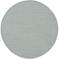thumbnail image 1 of Nourison Courtyard Indoor/Outdoor Ivory/Aqua 5 x Round Area Rug (5 Round), 1 of 9