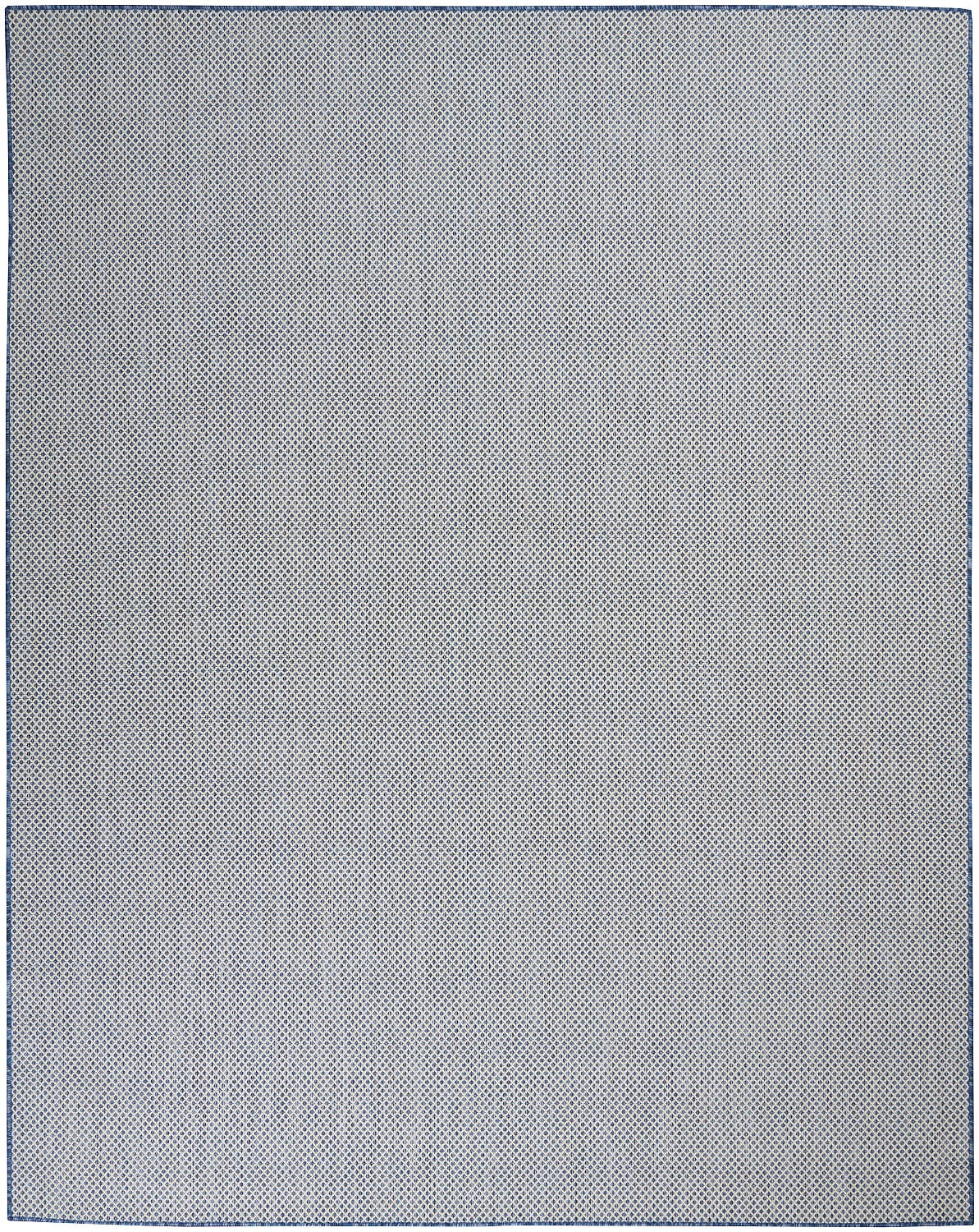 Nourison Courtyard Indoor/Outdoor Ivory Blue 9' x 12' Area Rug, (9x12 ...