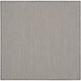 thumbnail image 1 of Nourison Courtyard Indoor/Outdoor Ivory/Charcoal 5' x Square Area Rug (5 Square), 1 of 9