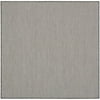 Size: 5' x Square, Actual Color: Ivory/Charcoal