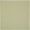 Size: 4' x Square, Actual Color: Ivory Green