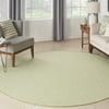 Size: 6' x Round, Actual Color: Ivory Green
