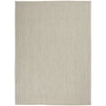 thumbnail image 1 of Nourison Courtyard Indoor/Outdoor Ivory Silver 5' x 7' Area Rug, (5x7), 1 of 11