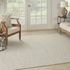 Size: 6' x 6' Square, Actual Color: Ivory/Silver