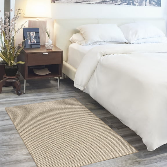 Nourison Courtyard 3' x 5' Jute Ivory Modern Rug