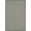 Size: 2' x 3', Actual Color: Ivory Charcoal