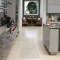 thumbnail image 1 of Nourison Cozy Modern 2'2" x 6' Grey Ivory Scandinavian Indoor Rug, 1 of 7