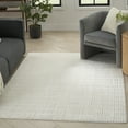 thumbnail image 1 of Nourison Cozy Modern 6'7" x 9' Ivory Grey Scandinavian Indoor Rug, 1 of 8