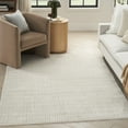 thumbnail image 1 of Nourison Cozy Modern Scandinavian Ivory Grey 3'11" x 5'11" Area Rug (4x6), 1 of 8
