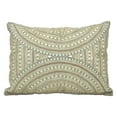 thumbnail image 1 of Nourison Dallas- Southwestern Beaded Aztec Ivory Throw Pillow, 1 of 3