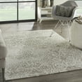 thumbnail image 1 of Nourison Damask Distressed Modern Ivory 5' x 7' Area Rug, (5' x 7'), 1 of 9