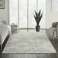 thumbnail image 1 of Nourison Damask Distressed Modern Ivory 6' x 9' Area Rug, (6' x 9'), 1 of 9