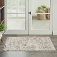 thumbnail image 1 of Nourison Damask Distressed Modern Multicolor 2'3" x 3'9" Area Rug, (2' x 4'), 1 of 8