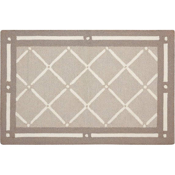 Nourison Decor Tan Area Rug DER11 2'6" x 3'10"
