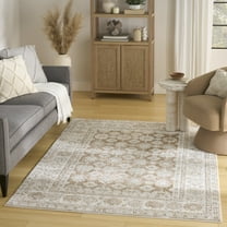 Nourison Dekor 4' x 6' Cream Beige Vintage Indoor Rug
