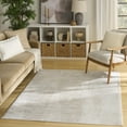 thumbnail image 1 of Nourison Dekor 5'3" x 7' Ivory Beige Modern Indoor Rug, 1 of 8
