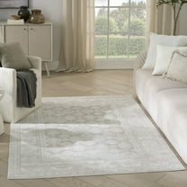 Nourison Dekor 5'3" x 7' Ivory Beige Vintage Indoor Rug