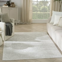 Nourison Dekor 5'3" x 7' Ivory Beige Vintage Indoor Rug