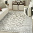 thumbnail image 1 of Nourison Dekor 7'10" x 9'10" Ivory Taupe Vintage Indoor Rug, 1 of 8