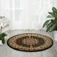 thumbnail image 1 of Nourison Delano Persian Center Medallion Black 3'4" x ROUND Area Rug, (3' Round), 1 of 6
