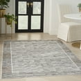 thumbnail image 1 of Nourison Desire Abstract Charcoal Grey 3'11" x 5'11" Area Rug, (4x6), 1 of 9