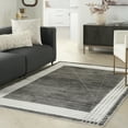 thumbnail image 1 of Nourison Desire Abstract Charcoal/Silver 5'3" x 7'3" Area Rug, (5x7), 1 of 9