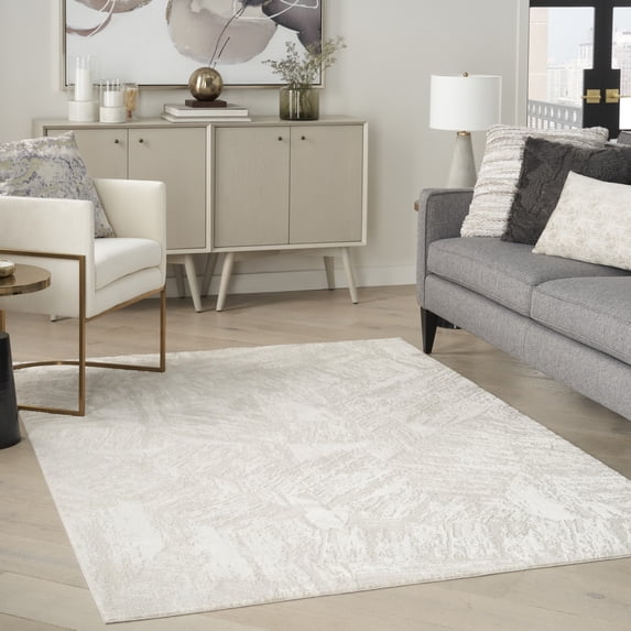 Nourison Desire Abstract Ivory 9' x 12' Area Rug (9x12)