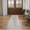 thumbnail image 1 of Nourison Desire Glam Grey Silver 2'3" x 7'6" Area Rug (2x8), 1 of 8