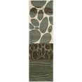 thumbnail image 1 of Nourison  Dimensions Hand-tufted Area Rug Green 2' x 7' Runner Contains Latex Geometric,Abstract 8' Runner Indoor,Handmade,Runner Grey Rectangle, 1 of 5