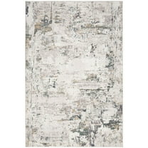 Nourison Distinctive Abstract Indoor Area Rug Ivory Multicolor 7'10" x 9'10"
