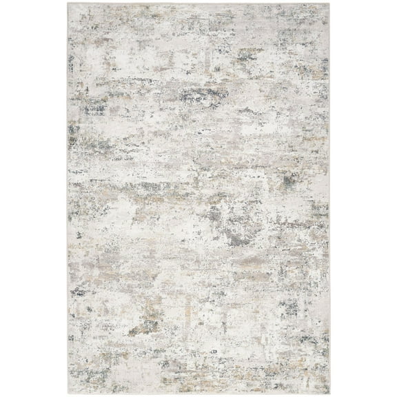 Nourison Distinctive Texture Indoor Area Rug Ivory Grey 7'10" x 9'10"