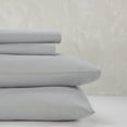 thumbnail image 1 of Nourison Dreamscape Solid Grey Queen 4-piece Bedding Sheet Set, 1 of 3