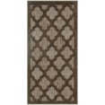 thumbnail image 1 of Nourison Easy Care Modern Indoor/Outdoor Brown 2' x 4' Area Rug (2x4), 1 of 8