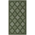 thumbnail image 1 of Nourison Easy Care Modern Indoor/Outdoor Green 2' x 4' Area Rug (2x4), 1 of 8