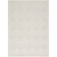 thumbnail image 1 of Nourison Easy Care 5' x 7' Ivory White Modern Flatweave Indoor/Outdoor Rug, 1 of 12