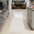 thumbnail image 1 of Nourison Easy Care 2' x 6' Ivory White Outdoor Rug, 1 of 9