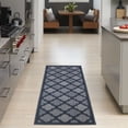 thumbnail image 1 of Nourison Easy Care 2' x 6' Navy Blue Outdoor Rug, 1 of 9