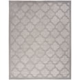 thumbnail image 1 of Nourison Easy Care 8' x 10' Silver Grey Modern Flatweave Indoor/Outdoor Rug, 1 of 14