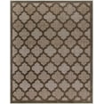 thumbnail image 1 of Nourison Easy Care Modern Indoor/Outdoor Brown 9' x 12' Area Rug (9x12), 1 of 10