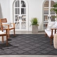 thumbnail image 1 of Nourison Easy Care 9' x 12' Charcoal/Black Indoor/Outdoor Rug, 1 of 11