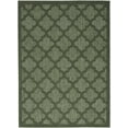thumbnail image 1 of Nourison Easy Care Indoor/Outdoor Green 4' x 6' Area Rug (4x6), 1 of 10