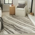 thumbnail image 1 of Nourison Eco-Friendly Modern Abstract Beige Grey 6' x 9' Area Rug (6x9), 1 of 8