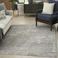 thumbnail image 1 of Nourison Eco-Friendly Modern Ivory Grey 5'3" x 7'3" Area Rug (5x7), 1 of 8