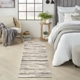 thumbnail image 1 of Nourison Eco-Friendly Modern Ivory Multicolor 2'2" x 7'6 Area Rug (2x8), 1 of 8