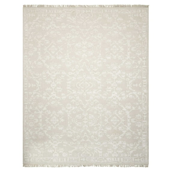 Nourison Elan Bordered Indoor Area Rug - Light Gray